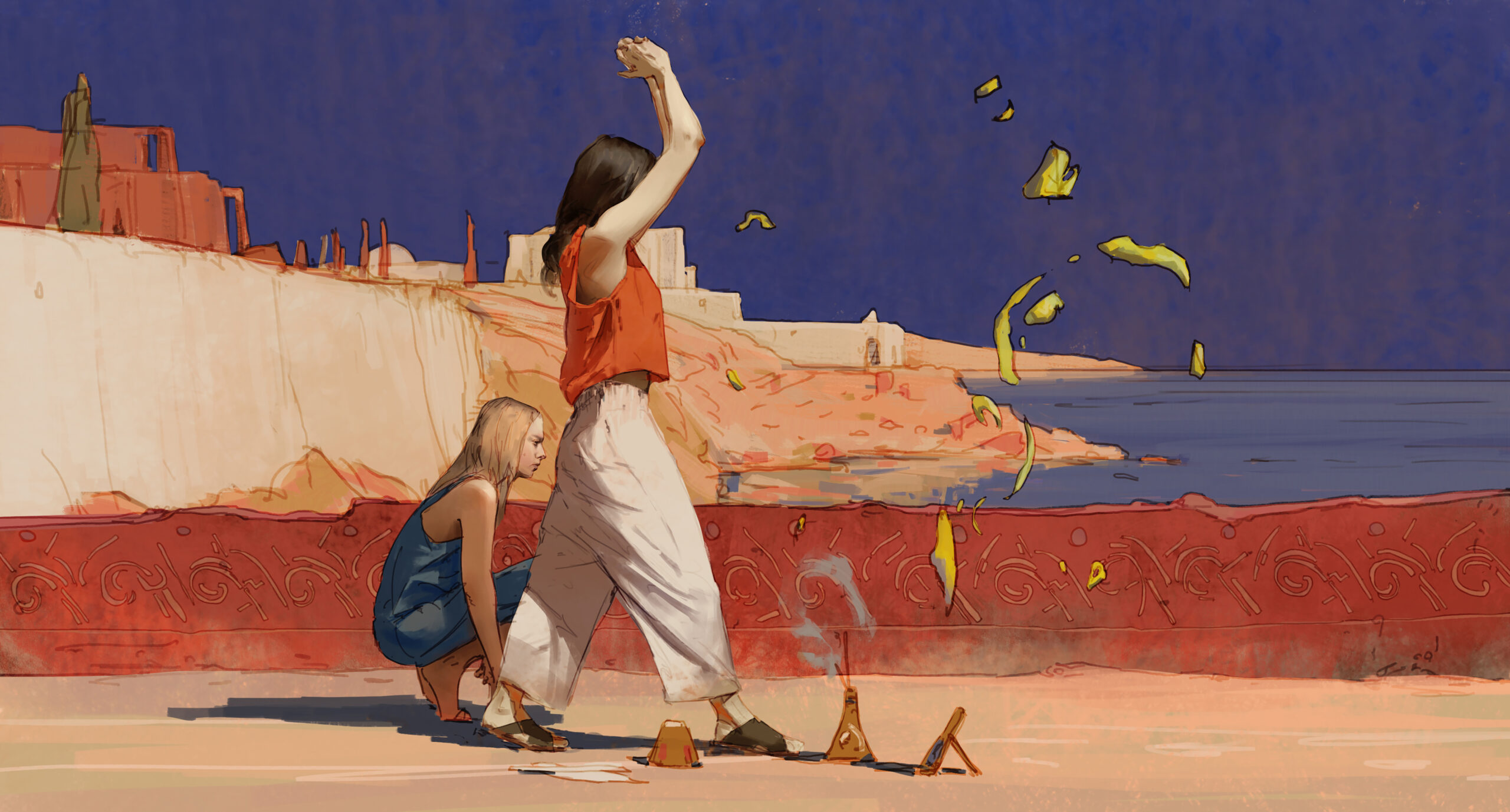 Tahir Tanis 氛围叙事插画-CG绘画